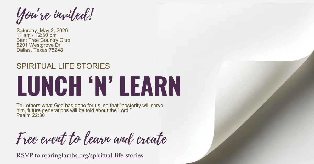 Lunch-n-Learn invitation May 2, 2026 Bent Tree Country Club, Dallas Free 11 am-12:30 pm